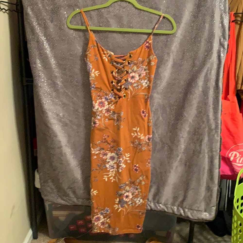Knew length dress